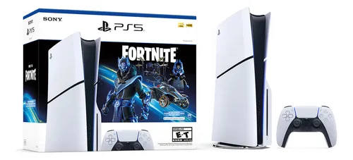 Sony Playstation 5 Disco Ps5 Slim Fortnite Cobalt Blanco