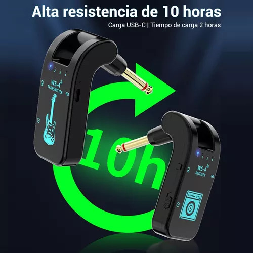 Transmisor Receptor Inalámbrico Guitarra Bajo 2.4ghz Uhf