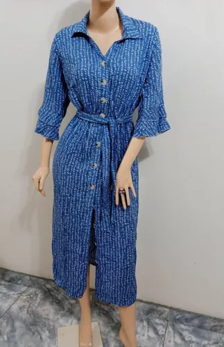 Vestido Camisero Para Damas