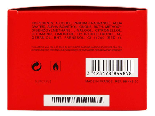 Perfume Narciso Rodriguez Rouge For Her Eau De Parfum 90ml