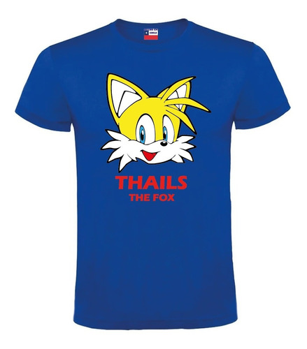 Poleras Sonic Miles Tails  The Fox Adulto/ Niñ@s