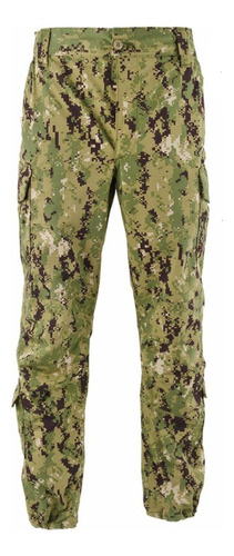 Pantalón Cargo Us Navy Army Aor2 Ripstop Large Americano