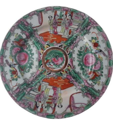 Plato Decorativo Porcelana China Sellado 20 Cm