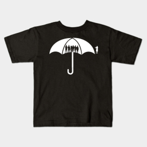 Remera Freekomic The Umbrella Academy Niño Solo Negro B 8