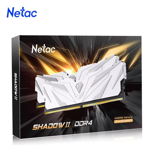 Memória Ddr4 Netac Cl16 2x16gb 3200 Shadow 2