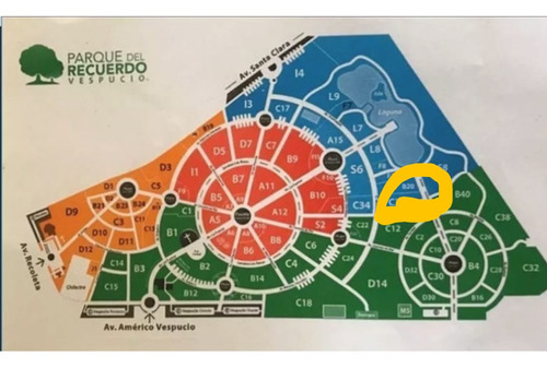 Sepultura Parque Del Recuerdo Américo Vespucio Sector B20