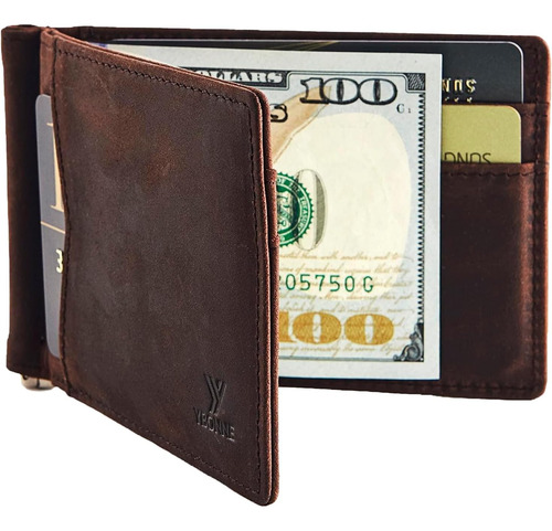 Billetera Slim Para Hombre Con Clip Para Dinero Bolsillo ...