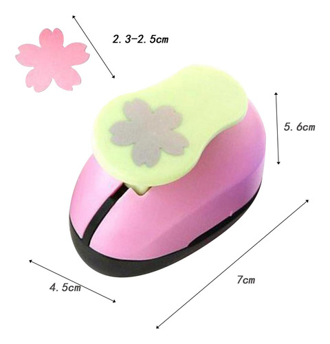 Perforadora De Papel Para Álbum De 7 Cm X 4,5 Cm X 5,6 Cm