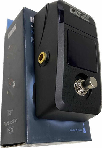 Pedal Afinador Polyphonico Korg Pitchblack Tuner Pb03 Novo