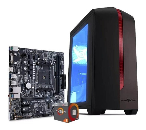 Computadora Pc Gamer Cpu Amd Ryzen 5 2400g 1tb 8gb 80+