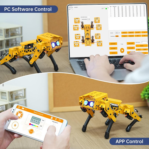Mechdog Robot Dog Para Arduino Scratch Python