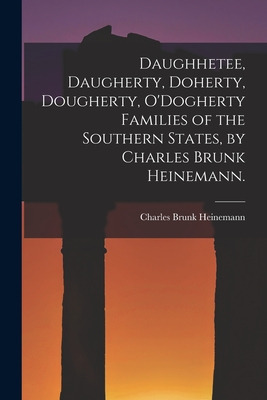 Libro Daughhetee, Daugherty, Doherty, Dougherty, O'dogher...