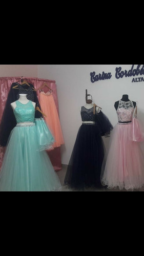 Vestidos De 15 Años Tres Piezas Talle S, M, LTodos Los Colo