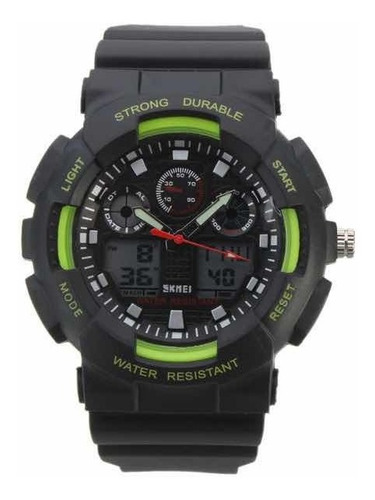 Relógio Anadigi Original Shock Militar Esportivo Calendário