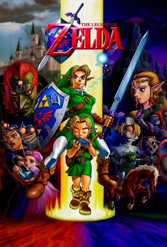 5 Posters Zelda 33 X 48 Cm