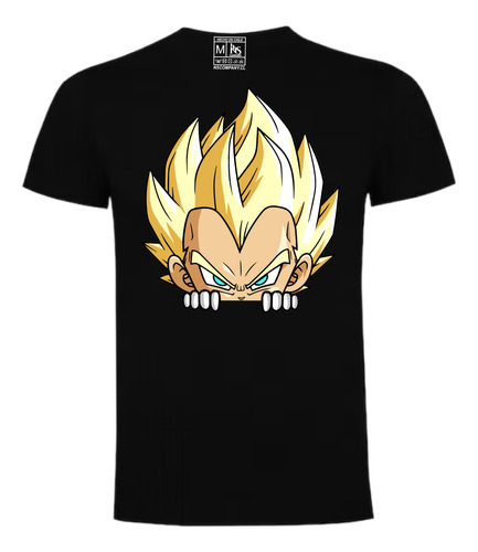 Polera Estampada Vegueta Dragon Ball Z 100% Algodon