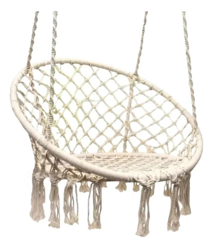 Hamaca Sillon Columpio Macrame Colgante Interior Exterior