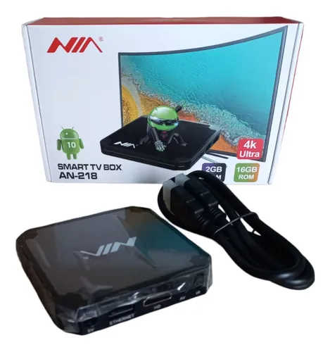 Tv Box Nia Convertidor Smart Tv 4k Hdmi, Usb,micro Sd- Av