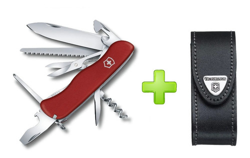 Imagen 1 de 7 de Cortaplumas Victorinox Outrider 2017 Roja 14 Usos + Funda