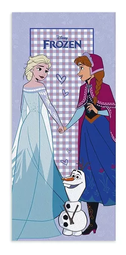 Toalha Banho Felpuda infantil 70x140cm frozen