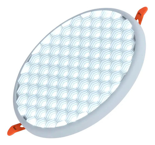 Foco Led Embutido Redondo Panel Luz Fría Blanco Abeja 36w