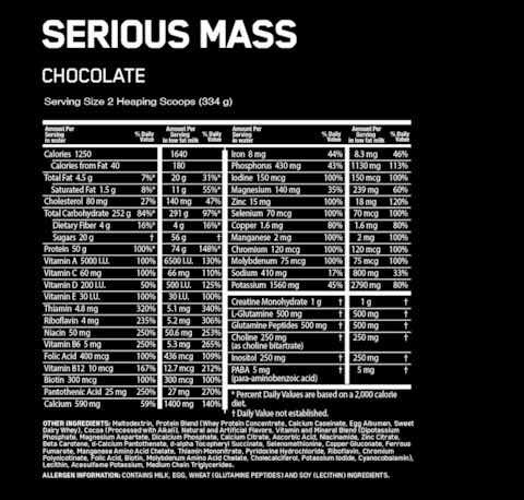 Imagen 2 de 2 de Proteina On Serious Mass 12 Lbs Envio Todos Los Sabores!