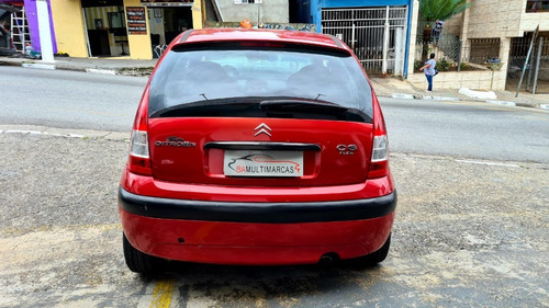 Citroen C 3 Glx 1.4 Completo - Ano 2008 - Flex - Vermelho