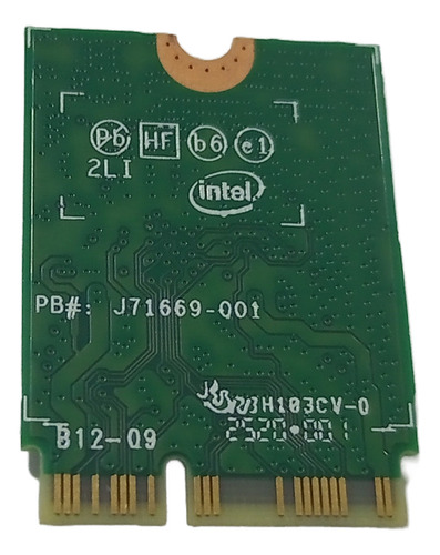 Placa Wifi Wireless 9462ngw Dual Band Bluetooth 5.0 01ax795 (Usado)