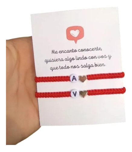 Pulseras Personalizadas Pareja Novios Mamá Hija Papá Amigos 