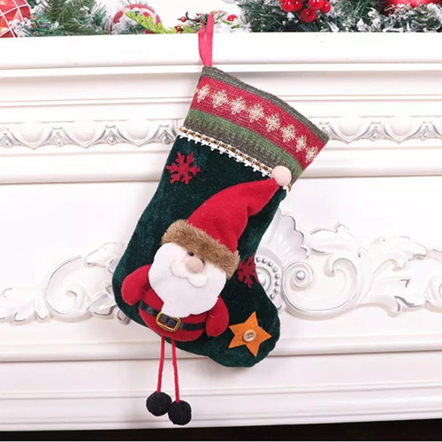 Calcetines Navideños Para Niños Con Forma De Bolso Majestuos