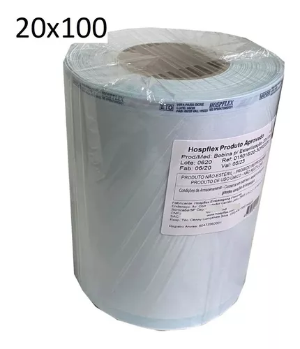 PAPEL GRAU PARA ESTERILIZAÇÃO 35CMX100M POLARFIX - Instrumental Técnico  Online