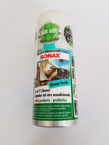 Sonax Limpiador Antibacterial Aire Acondicionado Ocean Fresh