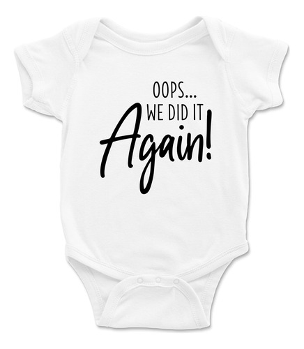 Sarbien Designs Oops We Did It Again - Anuncio De Embarazo |