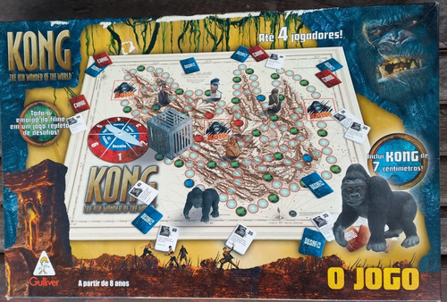 Jogo De Mesa Kong O Jogo - Raridade Gulliver