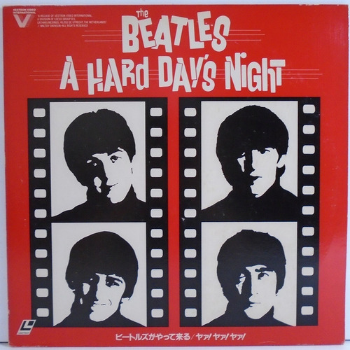 Laserdisc Beatles - A Hard Days Night Laser Disc Não É Lp