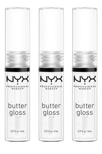 Nyx Maquillaje Profesional Brillo De Labios X 3