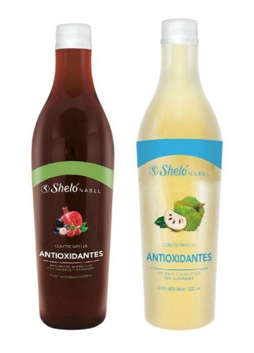 Dúo Concentrado De Antioxidantes Granada + Guanábana Shelo