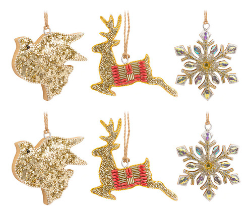 Enfeite de árvore de Natal Hallmark 0001HGO2654 3,99 cm x 19,3 cm x 26,29 cm de madeira
