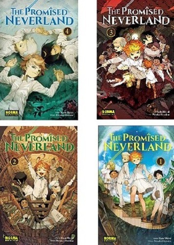 The Promised Neverland 1 / 2/ 3 / 4 - Ed. Norma - Usado