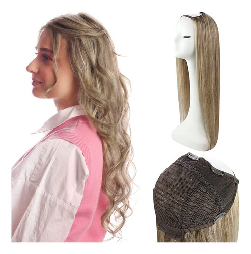 Fshine U Parte Peluca Brasileña Del Pelo Humano Extensiones