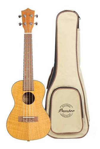 Ukulele Concierto Exotic Mahogany Bu-23-ex Bamboo