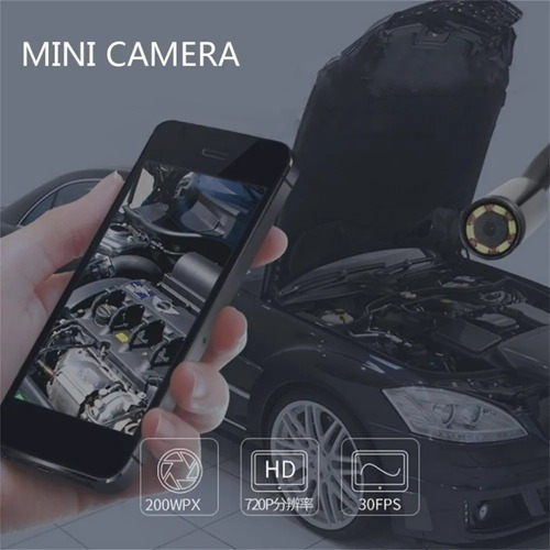 Imagem 4 de 9 de Mini Micro Camera Espiã Lente Endoscopica Hd 720p Segurança