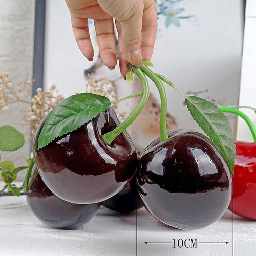Propiedad De Fotografía De Cerezas Falsas De Fruta