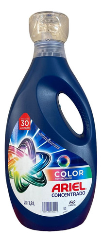 Ariel Detergente Revitacolor De 1,8 L Caja De 3 Pz 