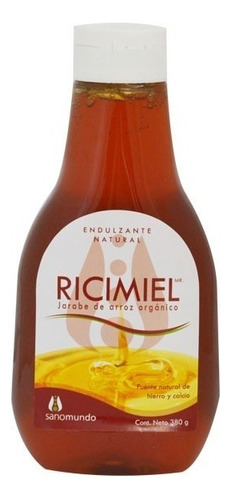 Jarabe De Arroz Orgánico  Ricimiel , Endulzante Natural