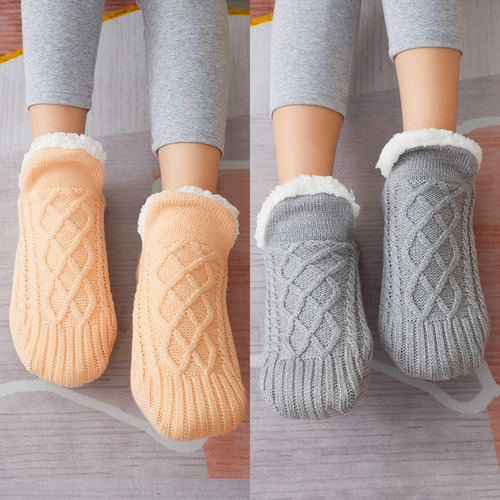 Calcetines Térmicos Antideslizantes Invierno Para El Hogar