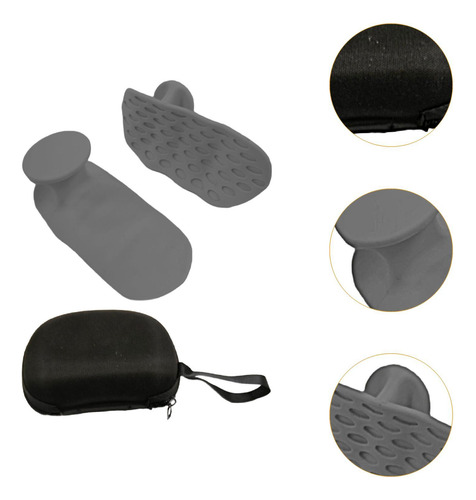 Propitos De Gymantes Protección Palm Hand Strip Gris