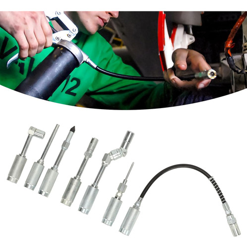 Herramienta 12pcs Kit Lubricacion Engrase Grasera Servicio