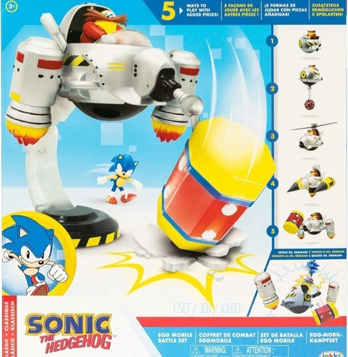 Sonic The Hedgehog Set De Batalla Egg Mobile 40487