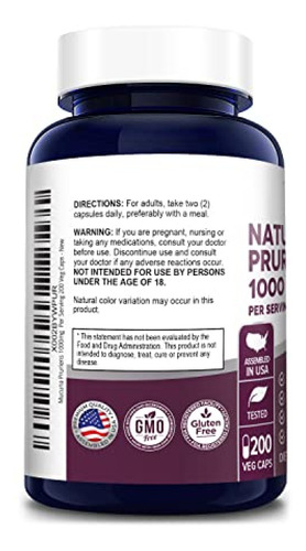 Imagen 3 de 8 de Mucuna Pruriens 1000 Mg 200 Cápsulas Vegetales